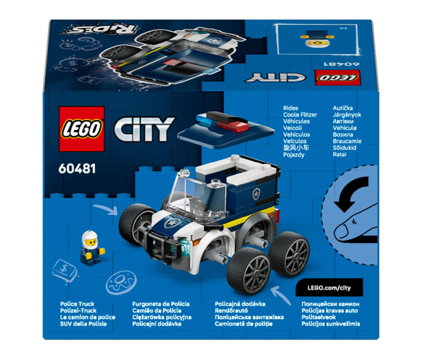 LEGO CITY 60481 Pojazdy — ciężarówka policyjna - 1473491 - zdjęcie 17